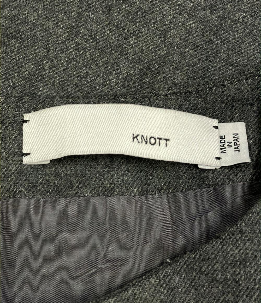 美品 ノット 長袖ワンピース レディース SIZE 1 (S) KNOTT