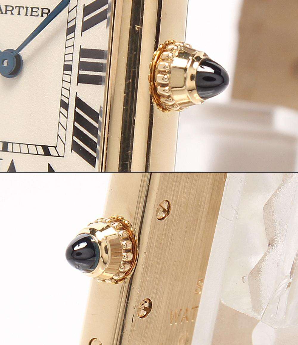 Cartier 腕時計 K18 タンク ルイ カルティエ SM クオーツ W1529856 レディース カルティエ