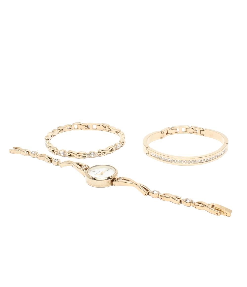 アンクライン 腕時計 ブレスレットセット クオーツ ホワイト AK3082 レディース ANNE KLEIN