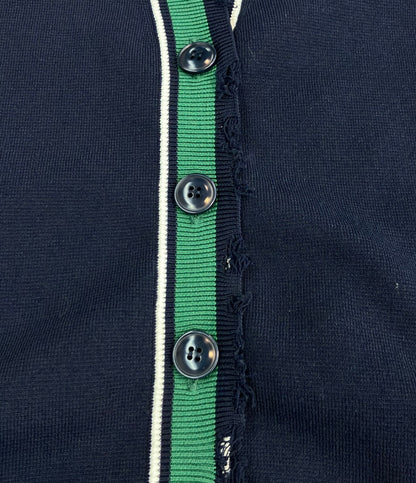 NOUNLESS 長袖 グランジ チルデン ニット カーディガン レディース SIZE 1 ナウンレス