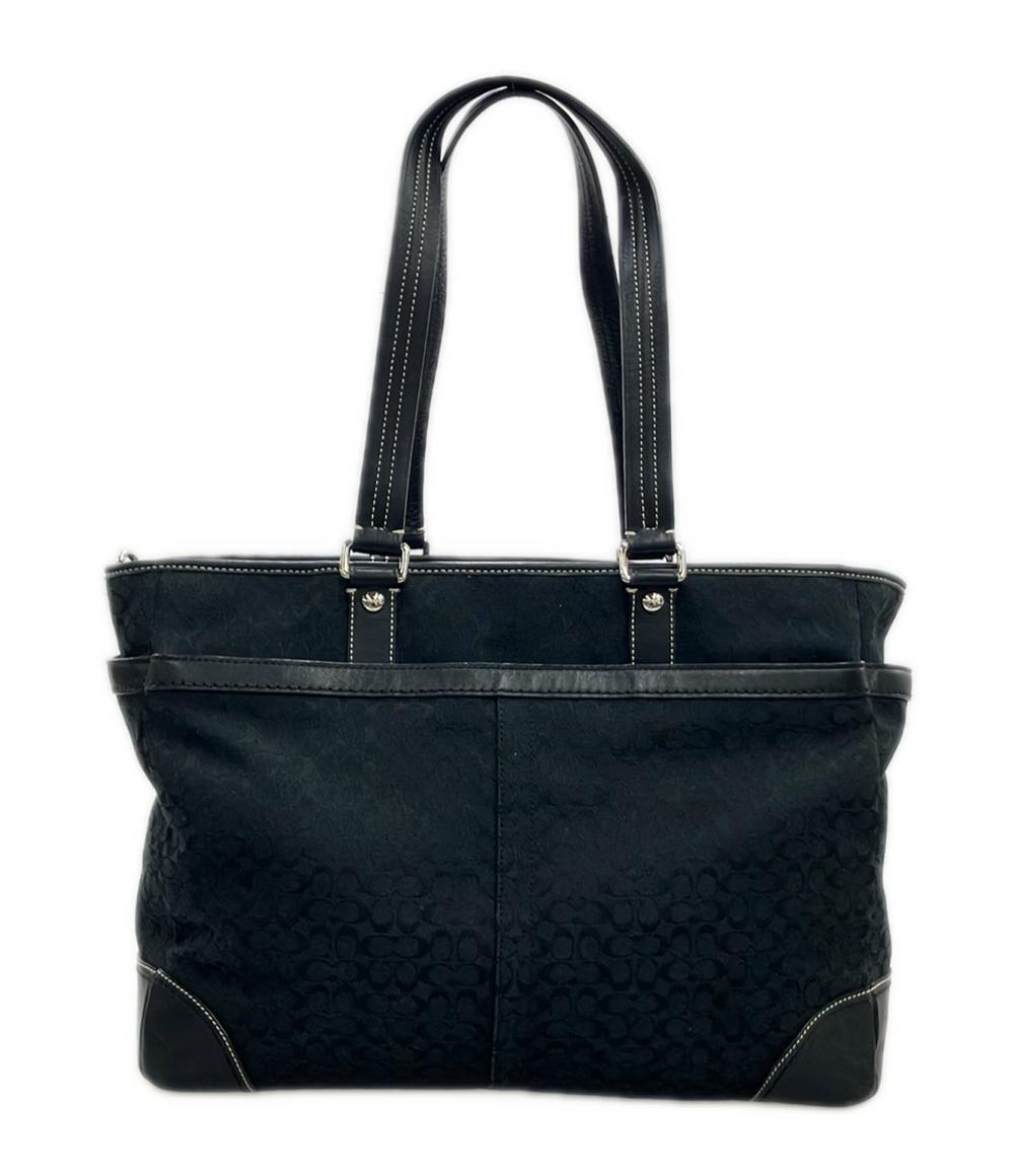 COACH トートバッグ ショルダーバッグ 2WAY 斜め掛け ミニシグネチャー F13813 レディース コーチ