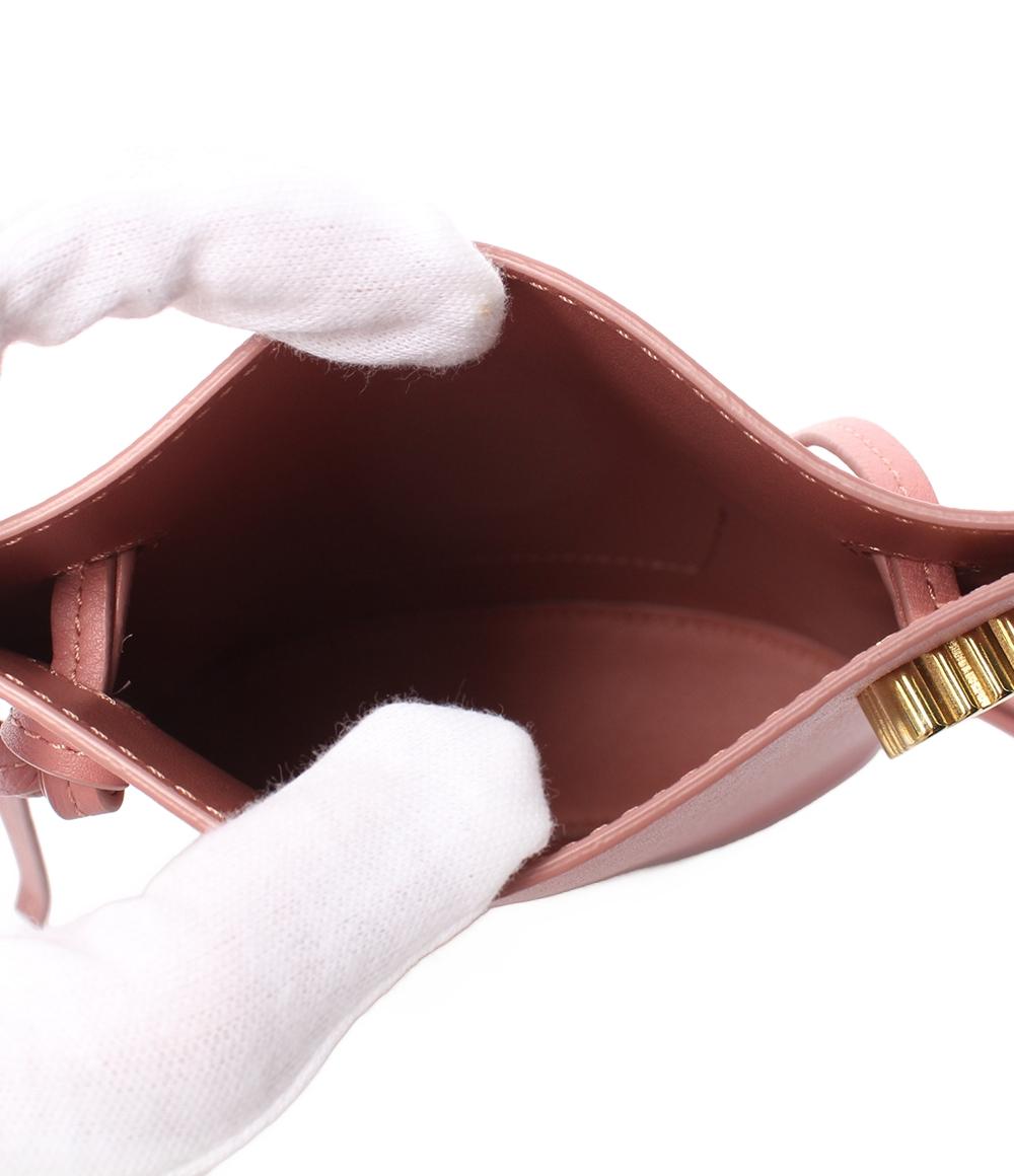 美品 LOEWE ショルダーバッグ ポシェット 斜め掛け 肩掛け ダイスポケット レディース ロエベ