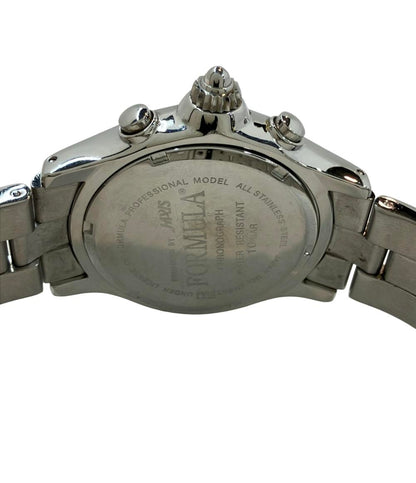 ジェイアクシス 腕時計 FORMULA クオーツ ブラック メンズ J-AXIS