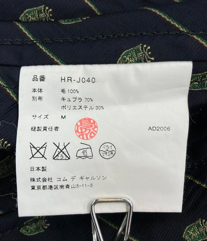 訳あり COMME des GARCONS HOMME テーラードジャケット サイドライン メンズ SIZE M コムデギャルソンオム