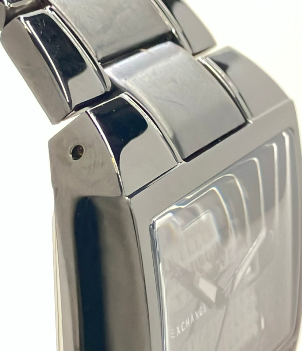 ARMANI EXCHANGE 腕時計 クオーツ ブラック AX2067 メンズ アルマーニエクスチェンジ
