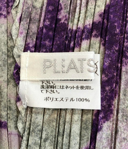 美品 プリーツプリーズ ミニプリーツストール 総柄 PP34-AD161 レディース PLEATS PLEASE