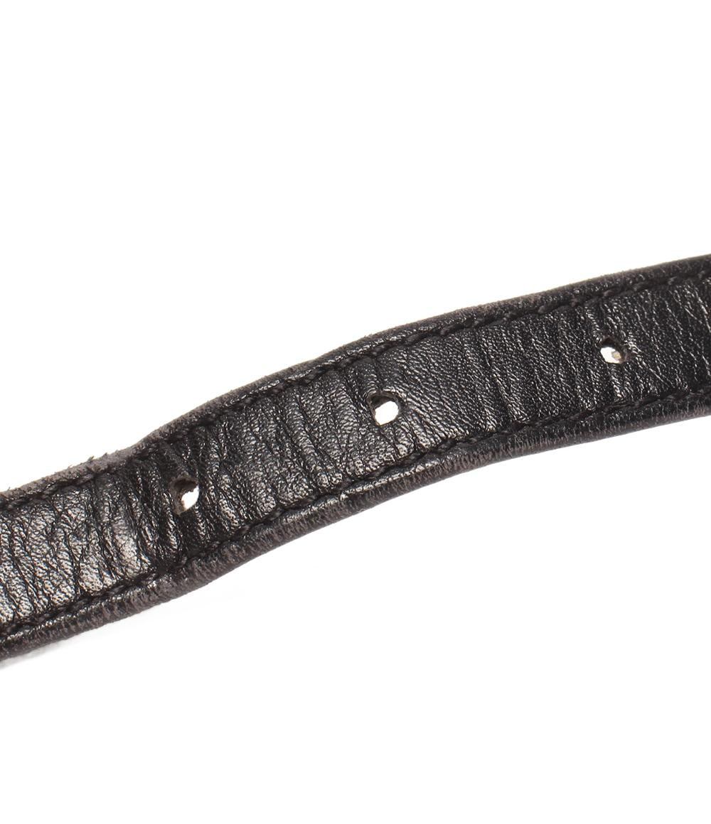 CHANEL レザー チェーンベルト COCO COIN ゴールド金具 レディース シャネル