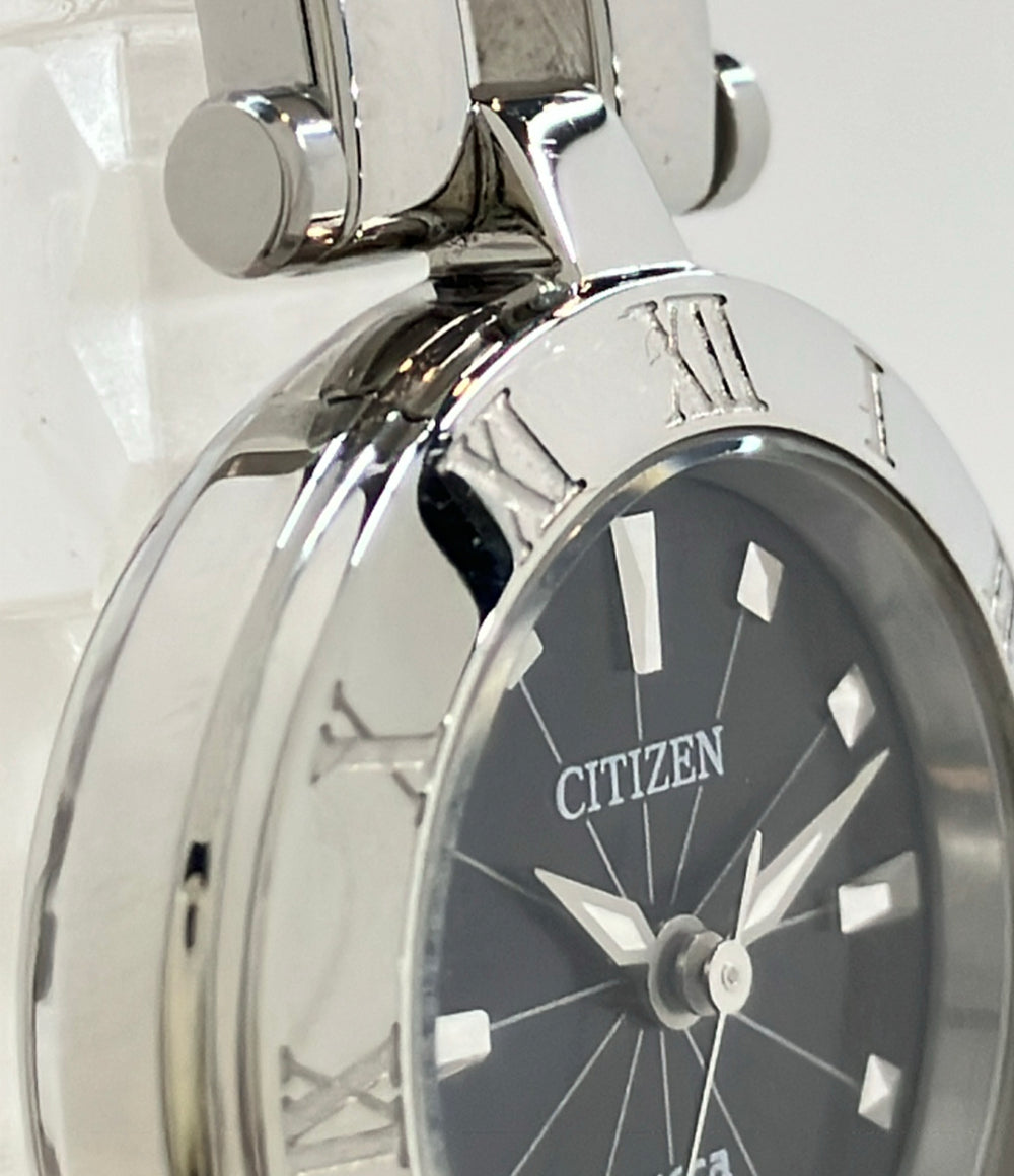 CITIZEN 腕時計 ウィッカ wicca ソーラー ブラック E031-S057264 レディース シチズン