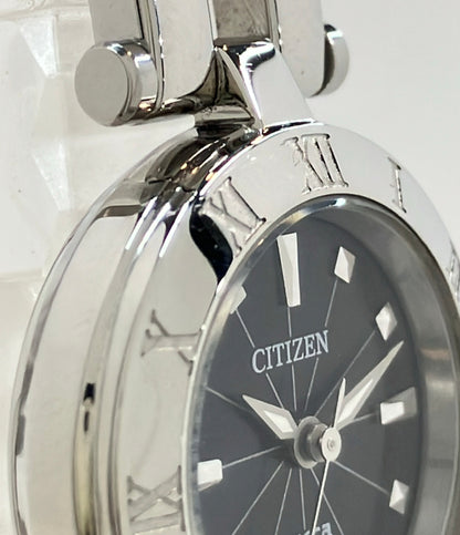 CITIZEN 腕時計 ウィッカ wicca ソーラー ブラック E031-S057264 レディース シチズン