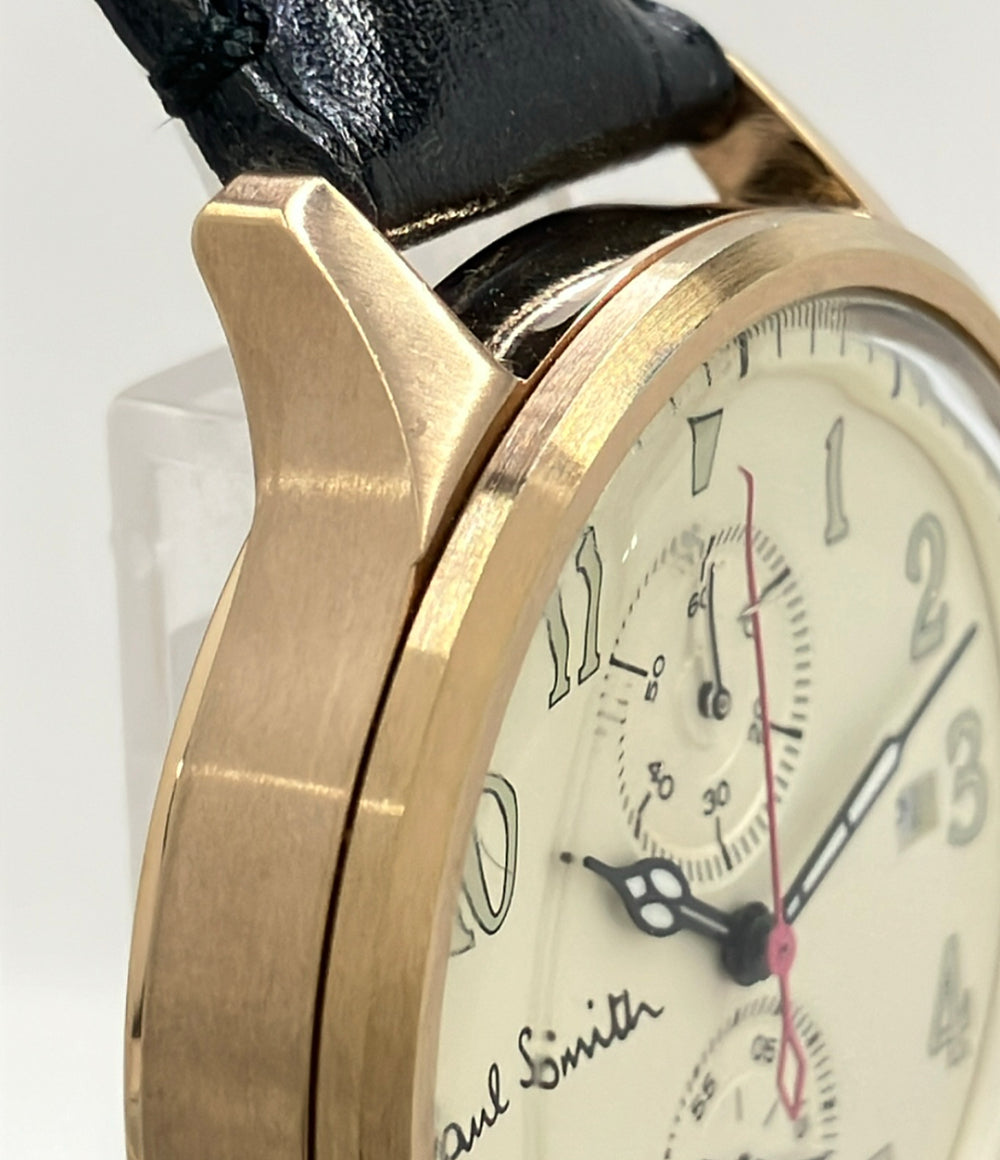 【美品】Paul Smith ポールスミス 腕時計 イエロー ボーイズ Paul Smith 腕時計 クオーツ イエロー 0511-S060605 メンズ ポール