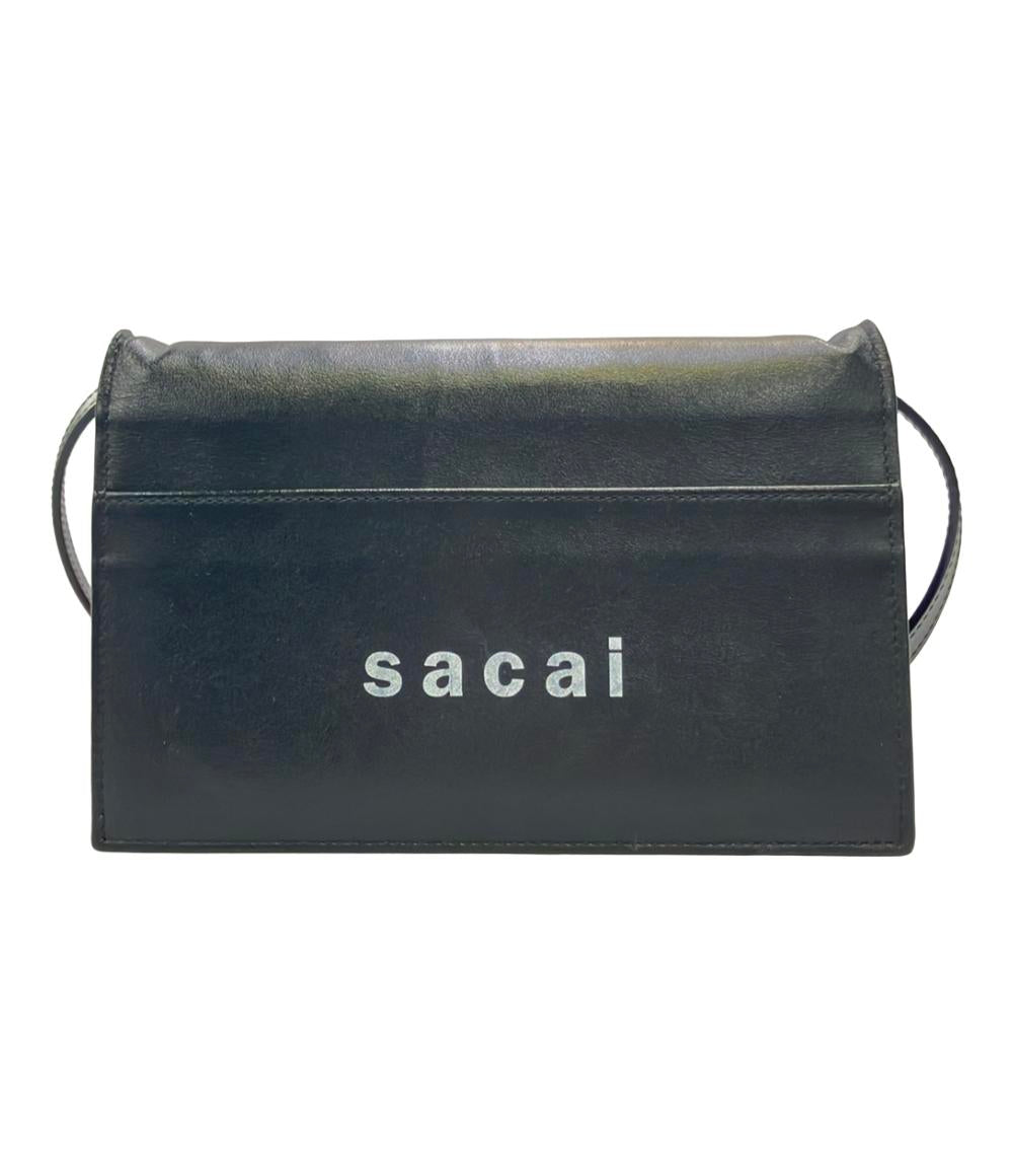 Sacai 2WAY クラッチバッグ ショルダーバッグ 斜め掛け ウォレット