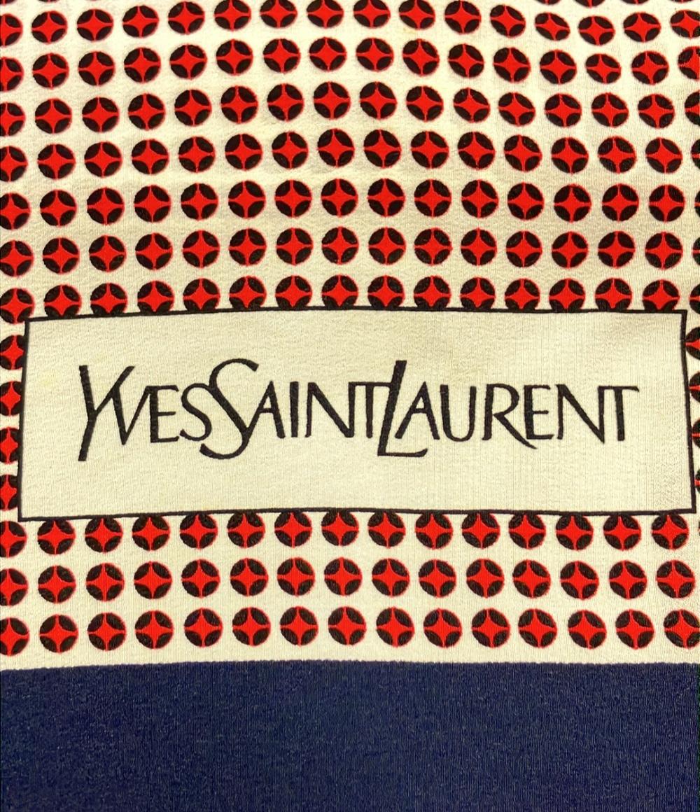 YVES SAINT LAURENT スカーフ シルク100% レディース イヴ・サンローラン