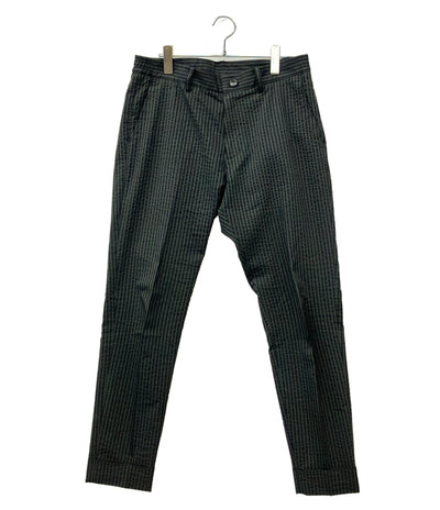 1piu1uguale3 ロングパンツ ストライプ メンズ ウノピュウノウグァーレトレ