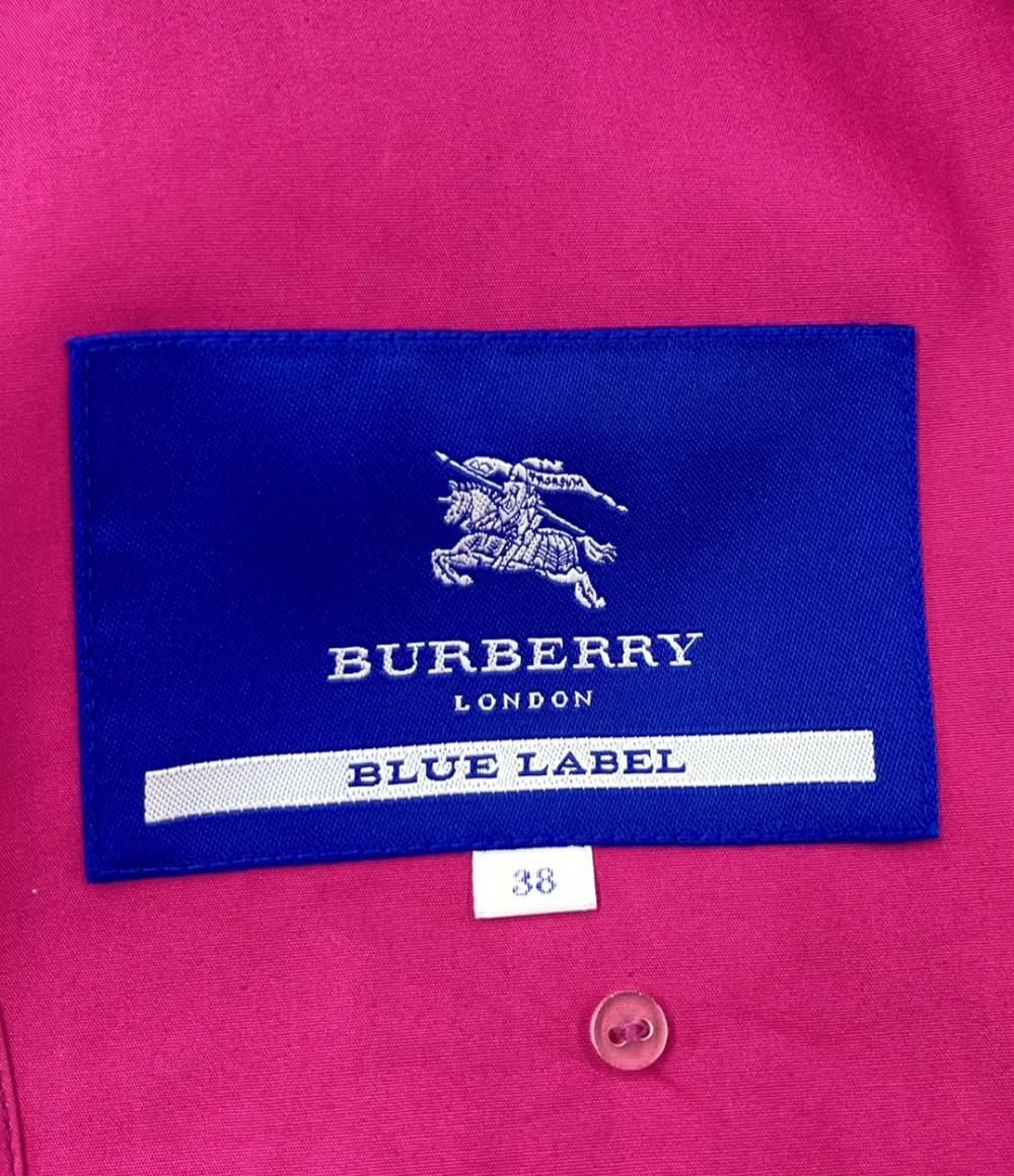 バーバリーブルーレーベル フーデッドトレンチコート アウター ジャケット レディース SIZE 38 (S) BURBERRY BLUE LABEL