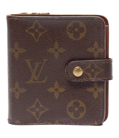 ルイ・ヴィトン 二つ折り財布 コンパクトジップ モノグラム M61667 レディース LOUIS VUITTON