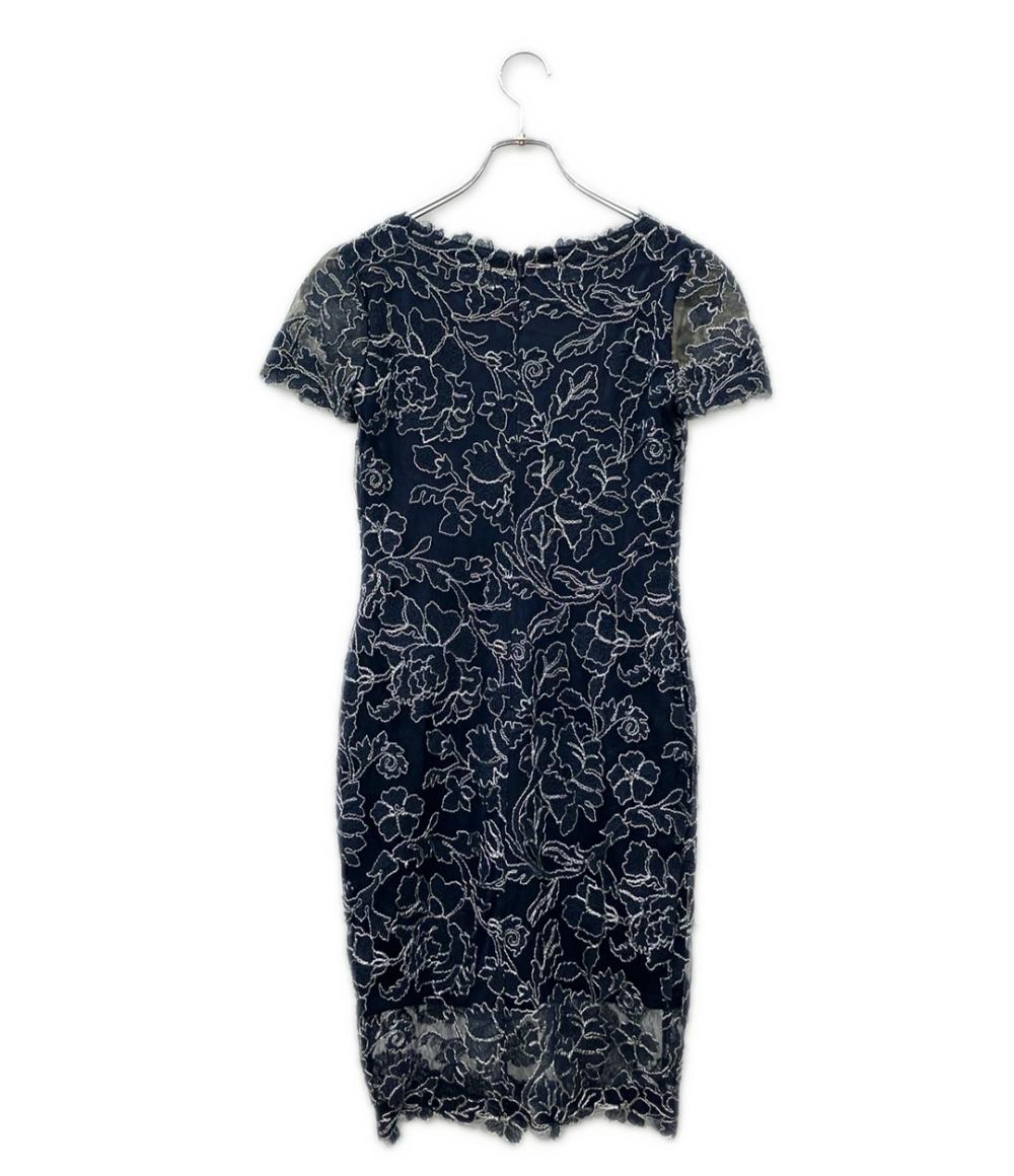 TADASHI SHOJI 半袖 刺繍ワンピース レディース SIZE 2 タダシショージ