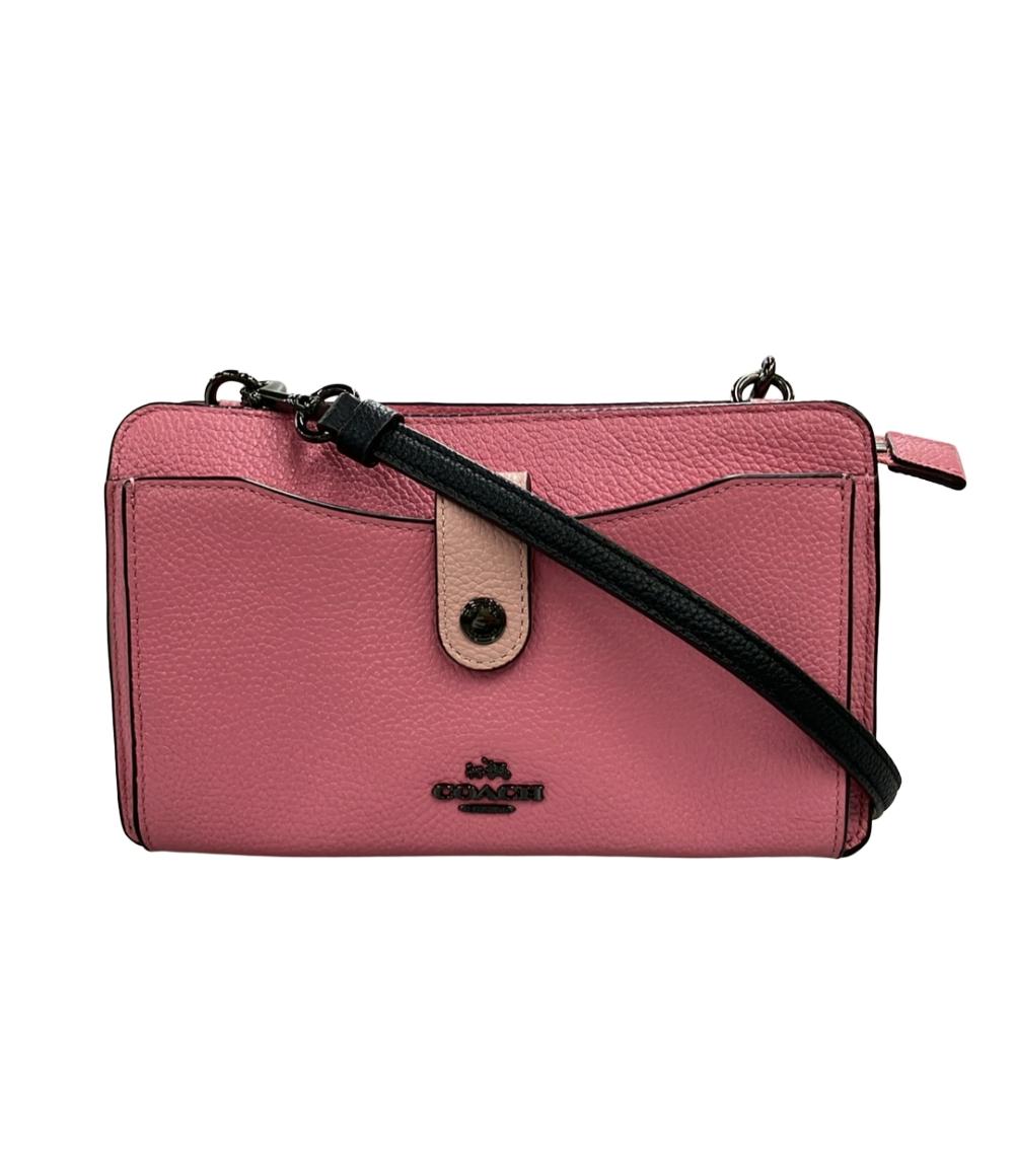 COACH ショルダーバッグ ポップアップメッセンジャー スマホショルダーバッグ 斜め掛け レザー 28337 レディース コーチ