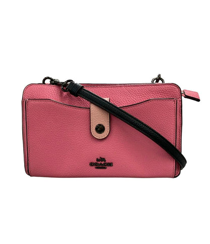 COACH ショルダーバッグ ポップアップメッセンジャー スマホショルダーバッグ 斜め掛け レザー 28337 レディース コーチ