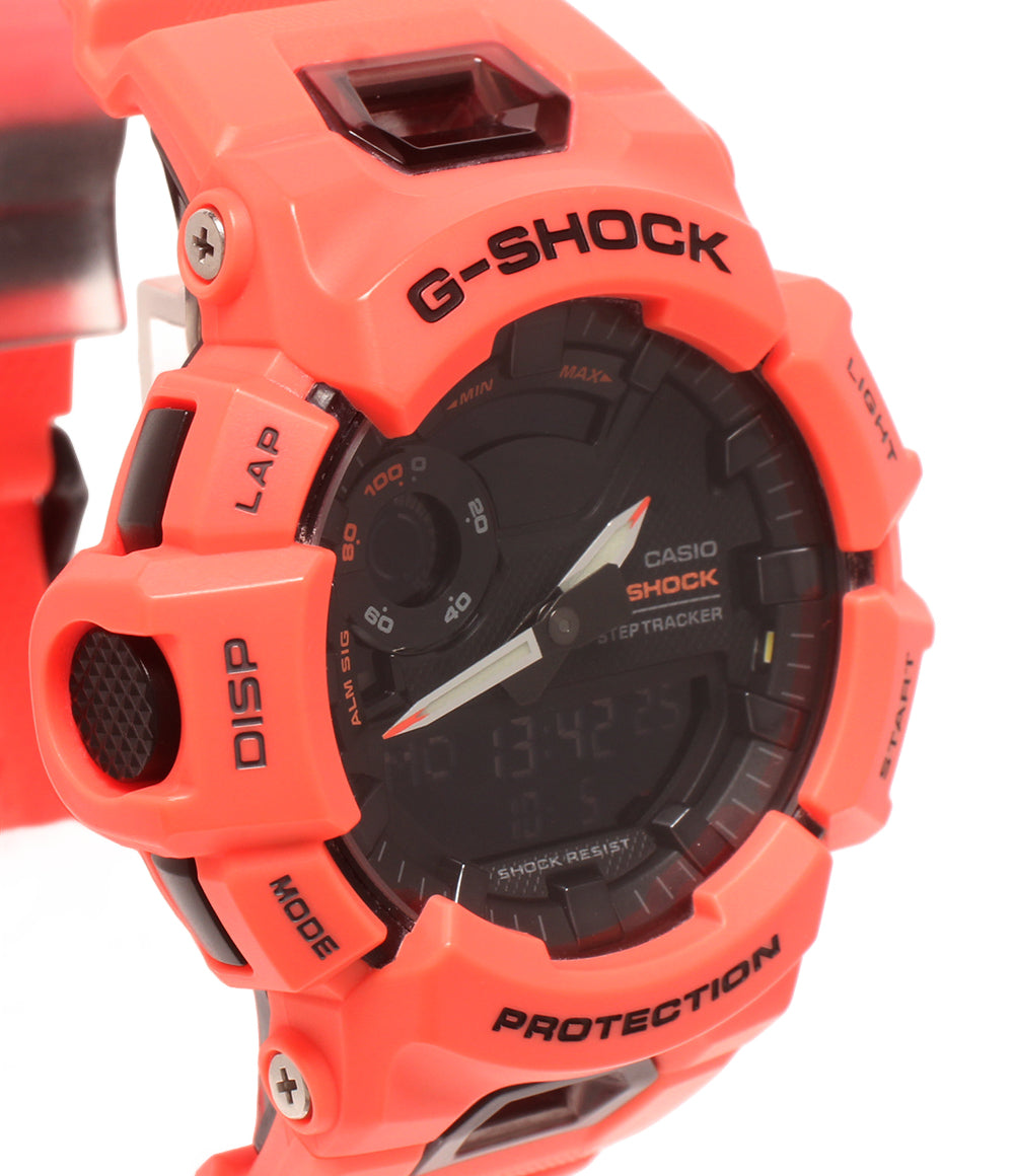 美品 CASIO 腕時計 Bluetooth搭載 G-SHOCK クオーツ ブラック GBA-900 レディース メンズ カシオ