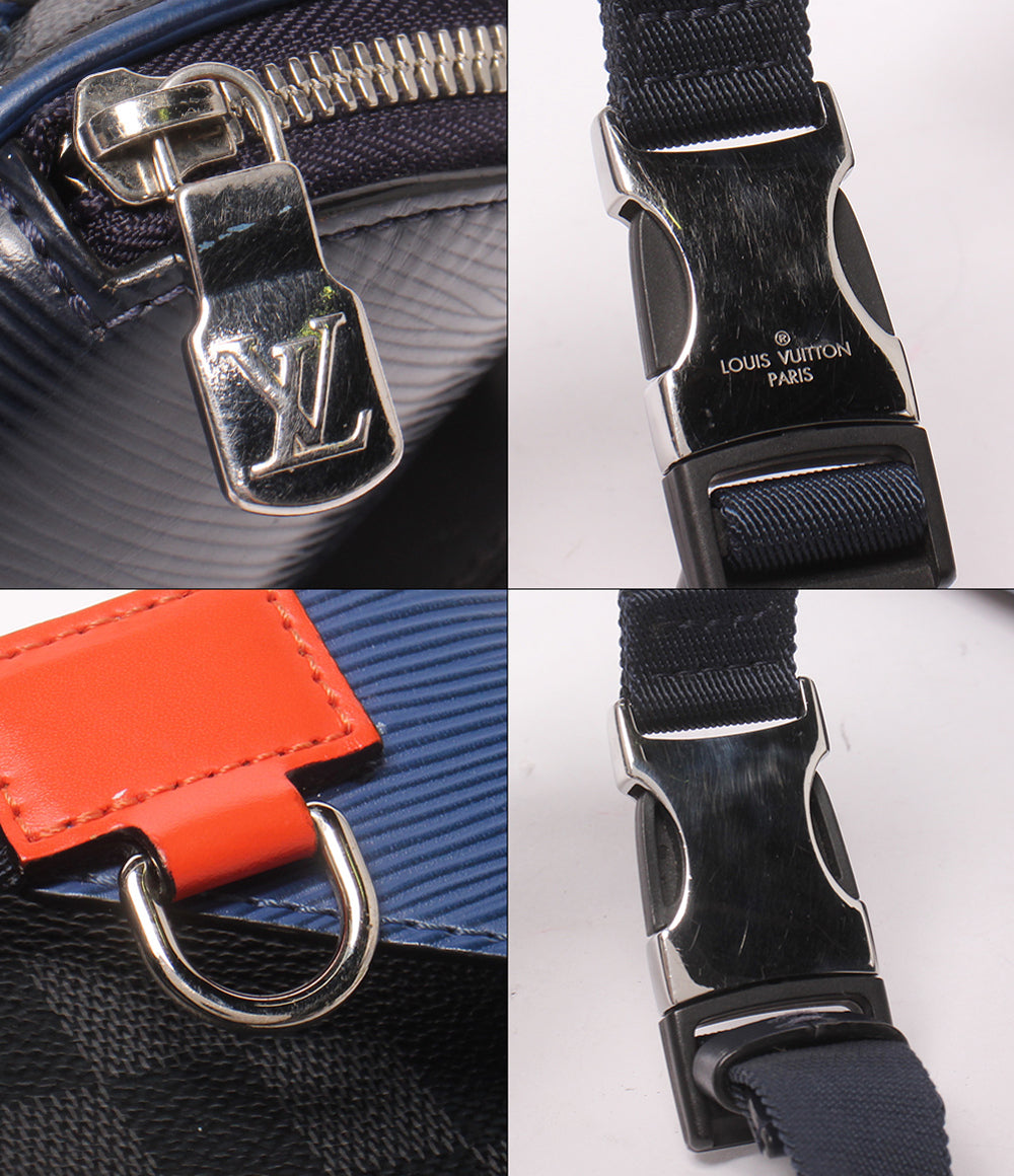 LOUIS VUITTON ウエストポーチ ボディバッグ バムバッグ エピ ダミエ グラフィット M51464 メンズ ルイ・ヴィトン