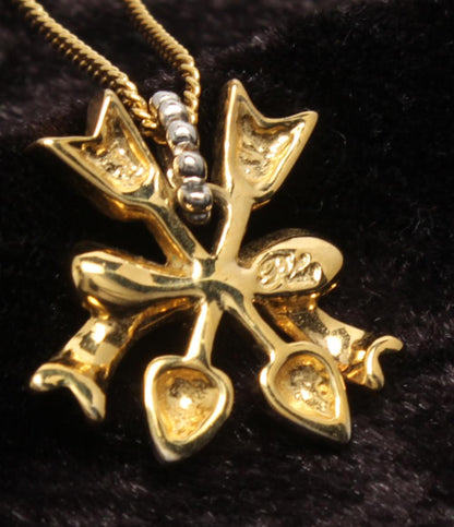 美品 Plus Vendome ネックレス 鳥モチーフ バードモチーフ ハートモチーフ リボンモチーフ 3点セット レディース プラスヴァンドーム