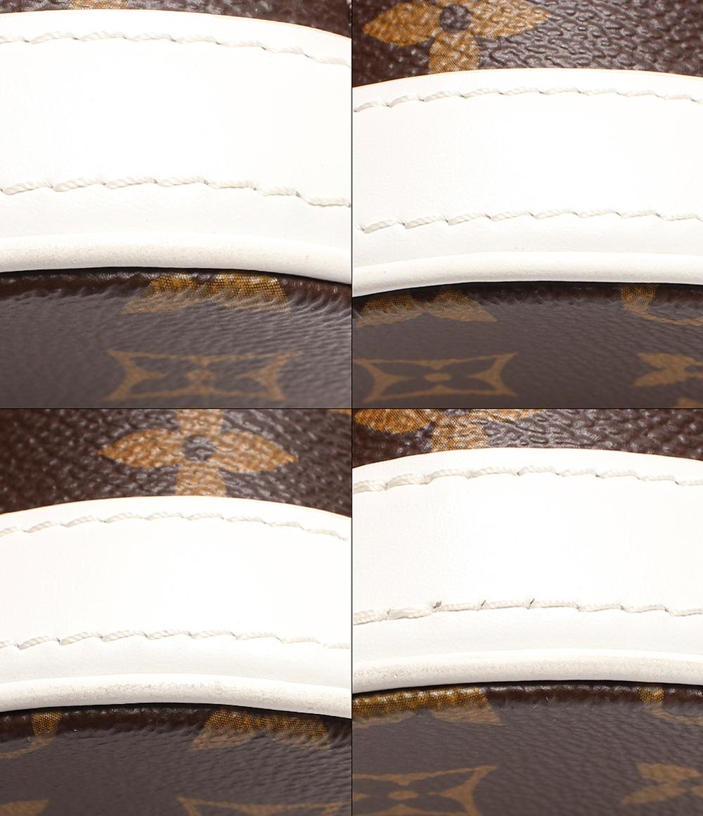 美品 ルイ・ヴィトン ショルダーバッグ ハンドバッグ ゴールド金具 ナノ バケット LV マッチ モノグラム キャンバス M81489 レディース LOUIS VUITTON