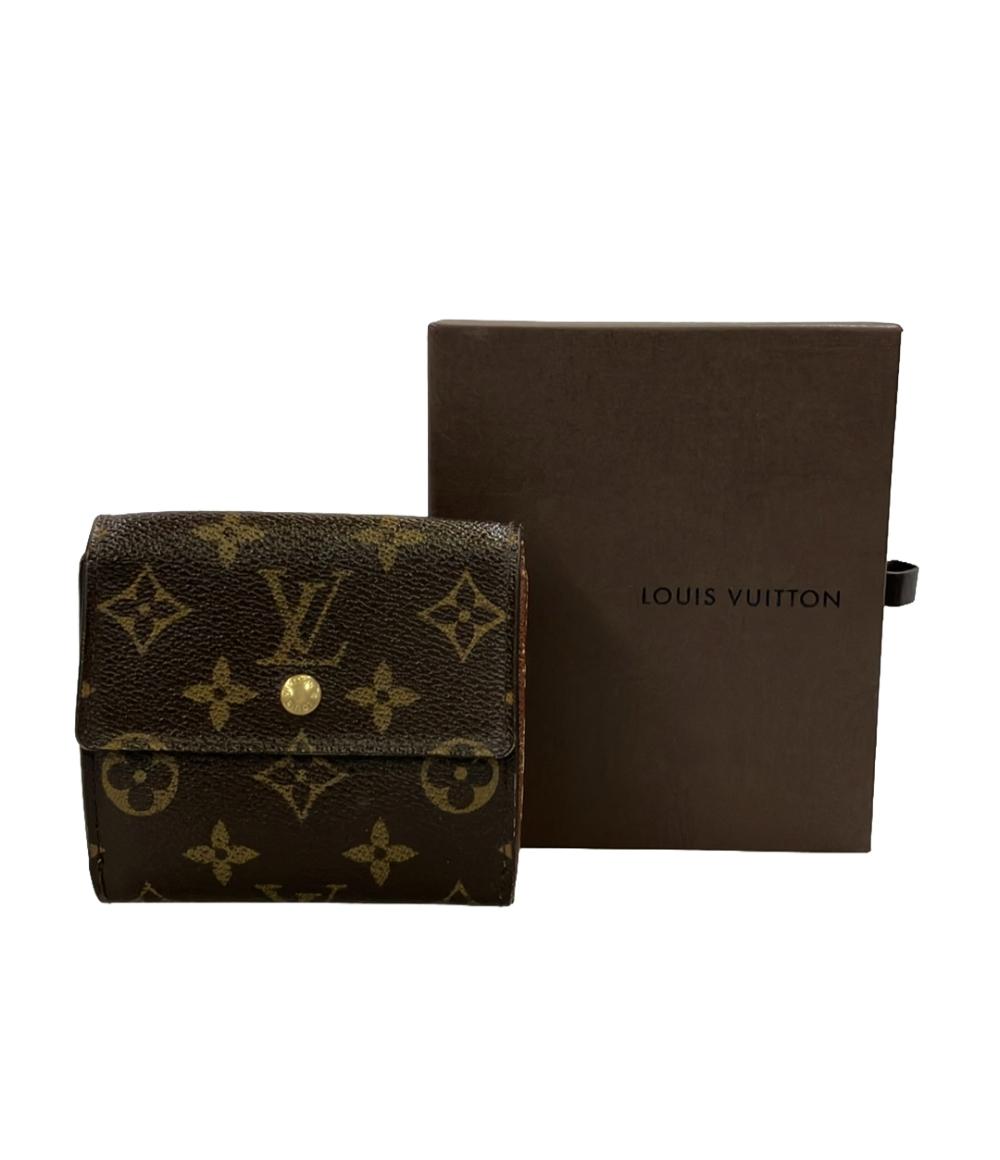 ルイヴィトン 二つ折り財布 ポルトモネビエカルトクレディ モノグラム M61652 レディース LOUIS VUITTON