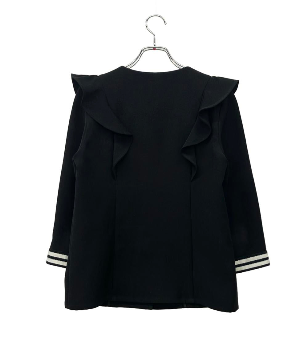 BORDERS at BALCONY 長袖ブラウス Vネック BD1921-3C-01 レディース SIZE 36 (XS) ボーダーズ アット バルコニー