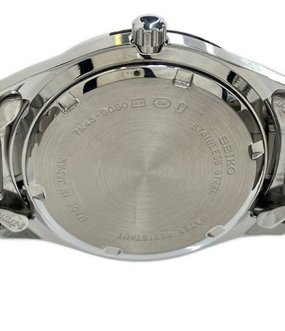 SEIKO 腕時計 クオーツ ブラック 7N43-9080 メンズ セイコー