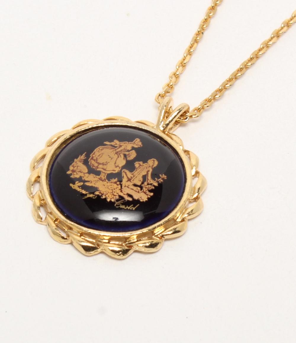 美品 LIMOGES CASTEL ネックレス レディース リモージュ キャッスル