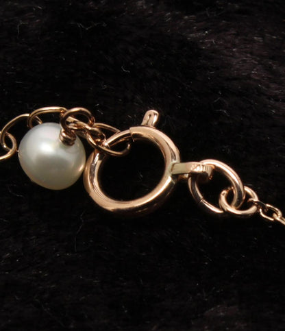 美品 ネックレス ブレスレット K10 淡水パール 2点セット レディース