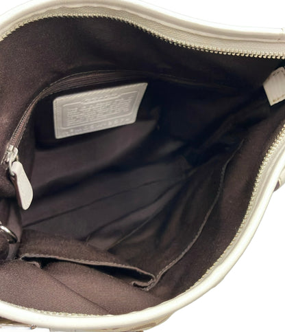 美品 COACH ショルダーバッグ 斜め掛け シグネチャー 3574 レディース コーチ