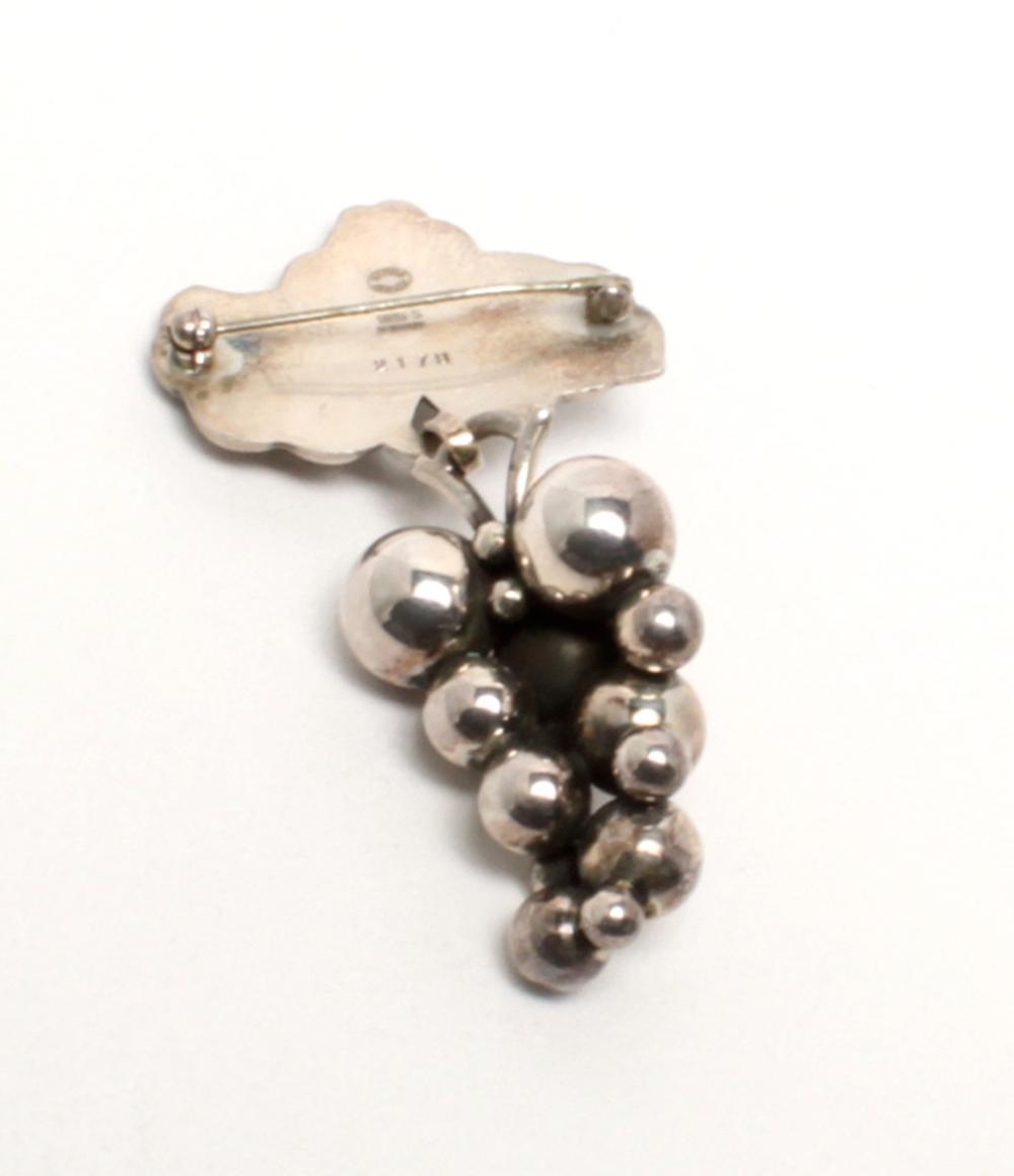 Georg Jensen ブローチ SV925 ムーンライトグレープ レディース ジョージジェンセン