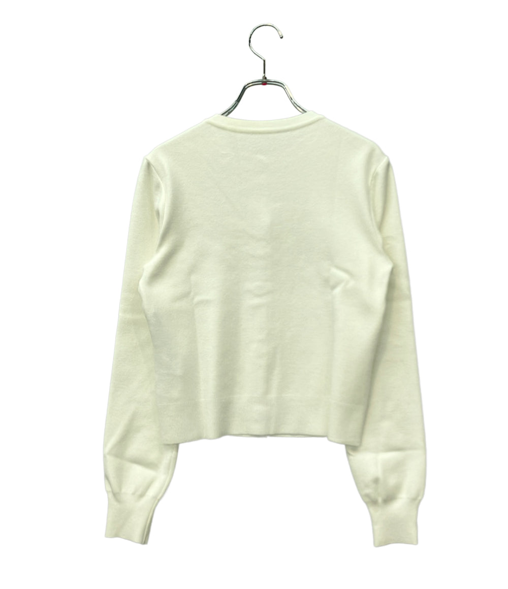 FOXEY NEW YORK 長袖カーディガン フロントスナップボタン リボン 44264 NSKOE600VT レディース SIZE 38 (M) フォクシー ニューヨーク