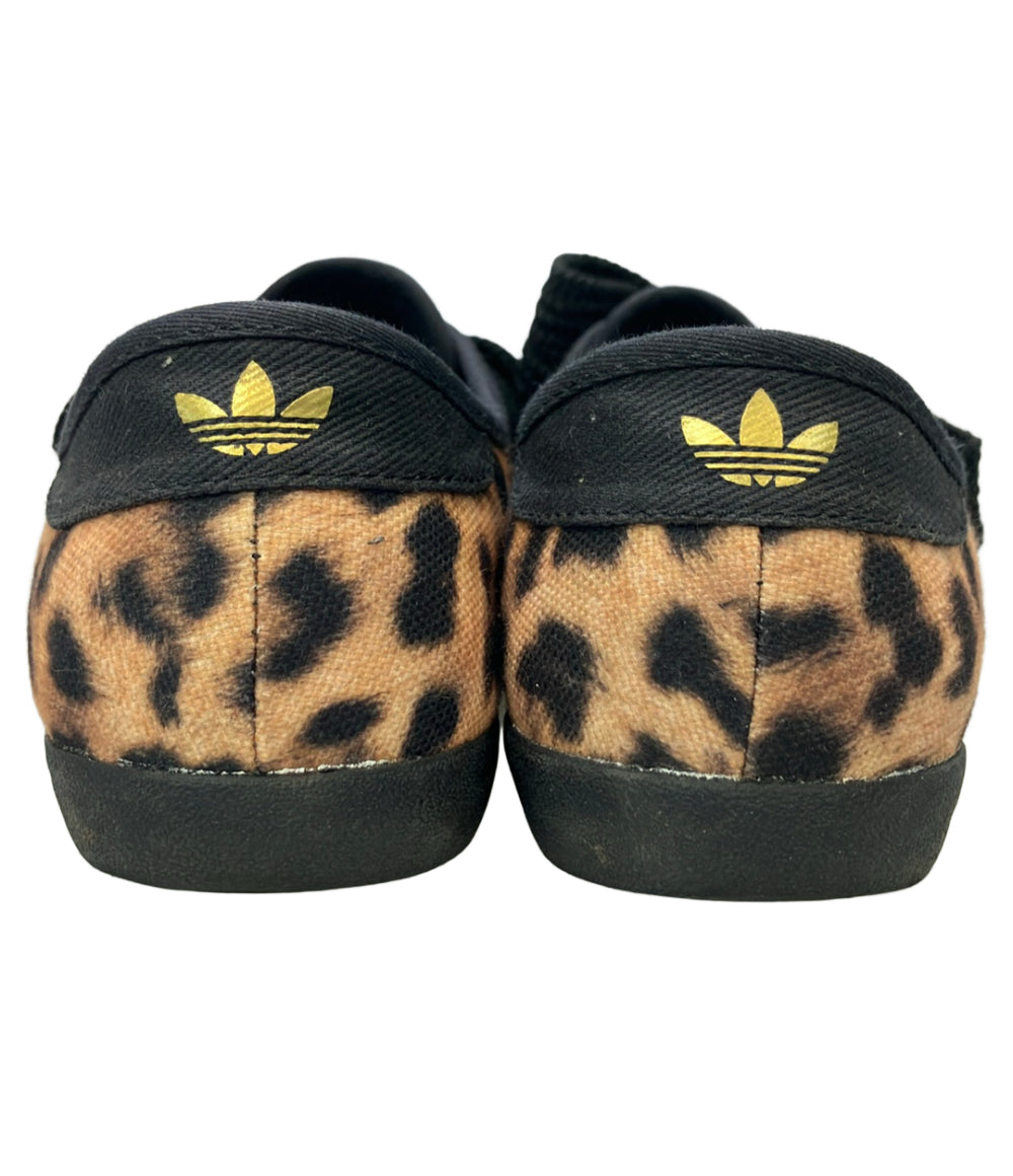 adidas ヒョウ柄スリッポン リレースロー B26899 レディース SIZE 24.5 アディダス