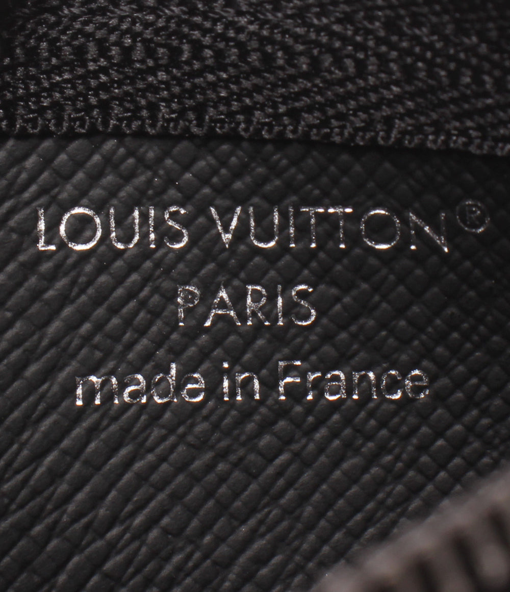 美品 LOUIS VUITTON コインケース キーリング付き ポシェット クレ モノグラム エクリプス リバース M80905 メンズ ルイ・ヴィトン