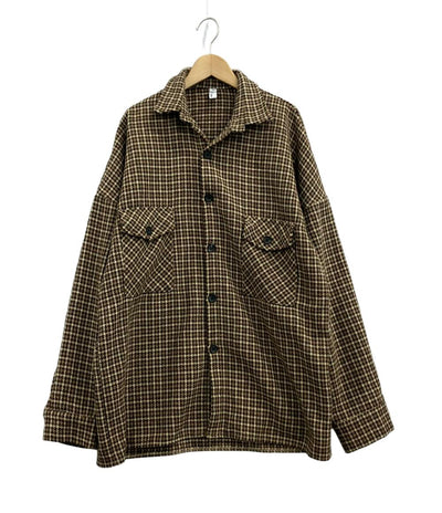 シャツジャケット 千鳥格子 メンズ SIZE XL (XL) GUYAN