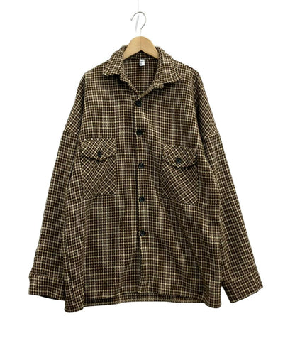 シャツジャケット 千鳥格子 メンズ SIZE XL (XL) GUYAN