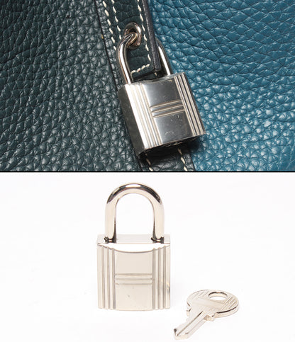 HERMES ハンドバッグ Z刻印 シルバー金具 トリヨンクレマンス ピコタンロック カザック 18 PM レディース エルメス