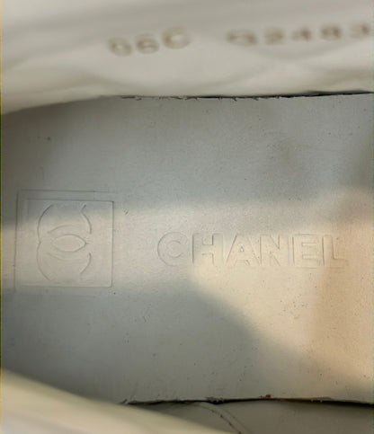 CHANEL マトラッセキャンバススニーカー G24838 レディース SIZE 37 1/2 (24.5cm) シャネル
