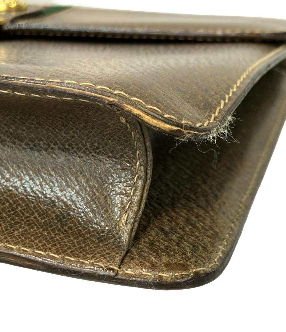 GUCCI クラッチバッグ ロゴオールドグッチ シェリー 006.904.0120