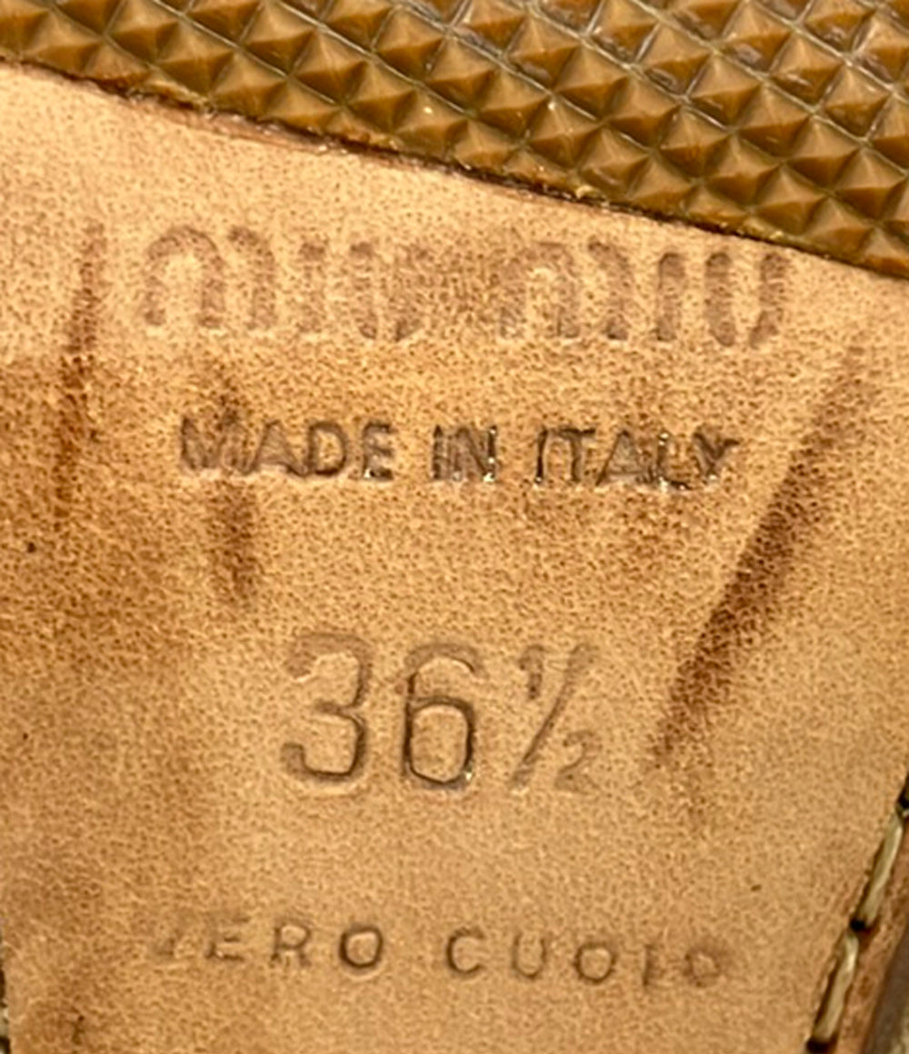 Miu Miu パンプス ハイヒール スエード レディース SIZE 36.5 ミュウ ミュウ