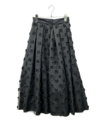 IENA LA BOUCLE フラワー タックスカート ロング レディース SIZE 36 (XS) イエナ ラ ブークル