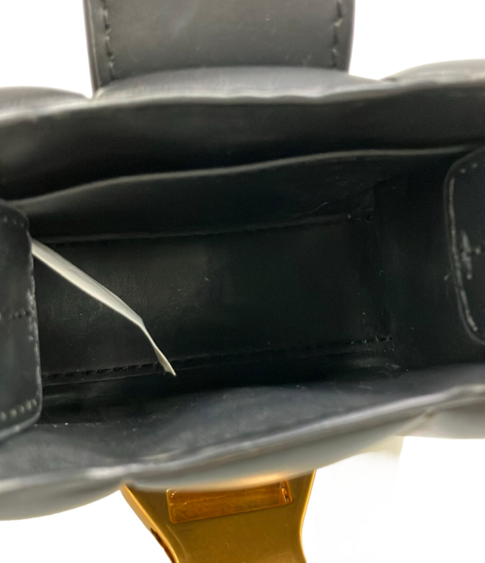 美品 CHARLES&KEITH 2way ハンドバッグ ショルダーバッグ 斜め掛け チェーン ミニバッグ レディース チャールズ＆キース