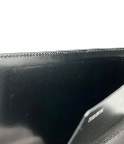 PRADA 三つ折りマルチ財布 パテントレザーパスポートケース ユニセックス プラダ