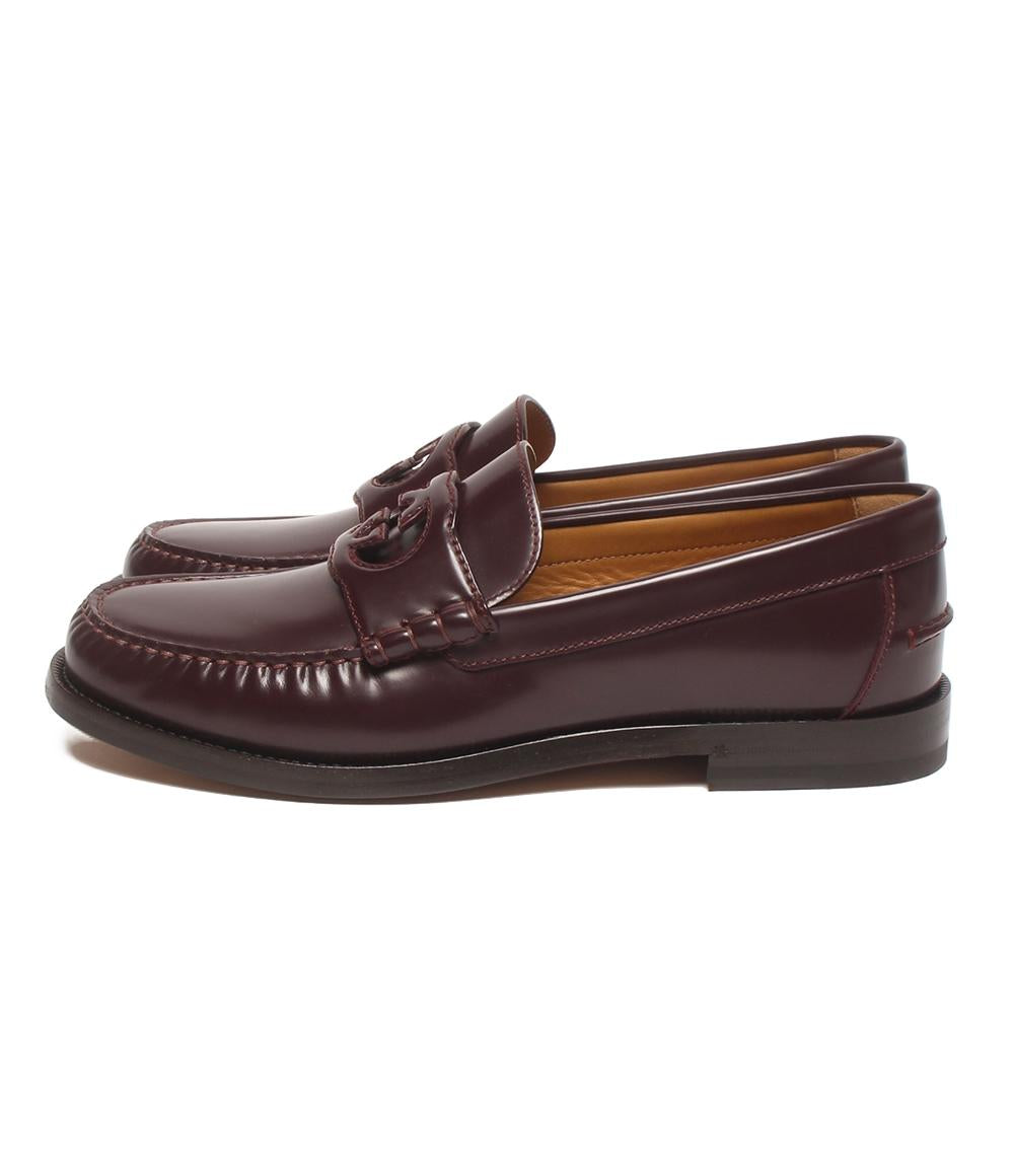 美品 GUCCI ローファー インターロッキング 738470 メンズ SIZE 8 1/2