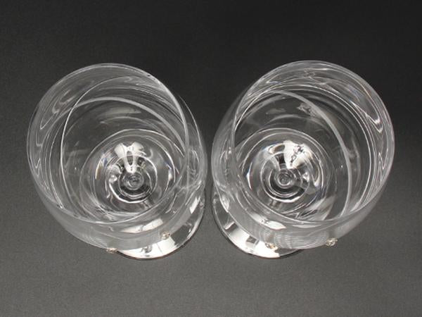 美品 WEDGWOOD ワイングラス 2点セット ペア プロミシス ウィズディスリング ウエッジウッド