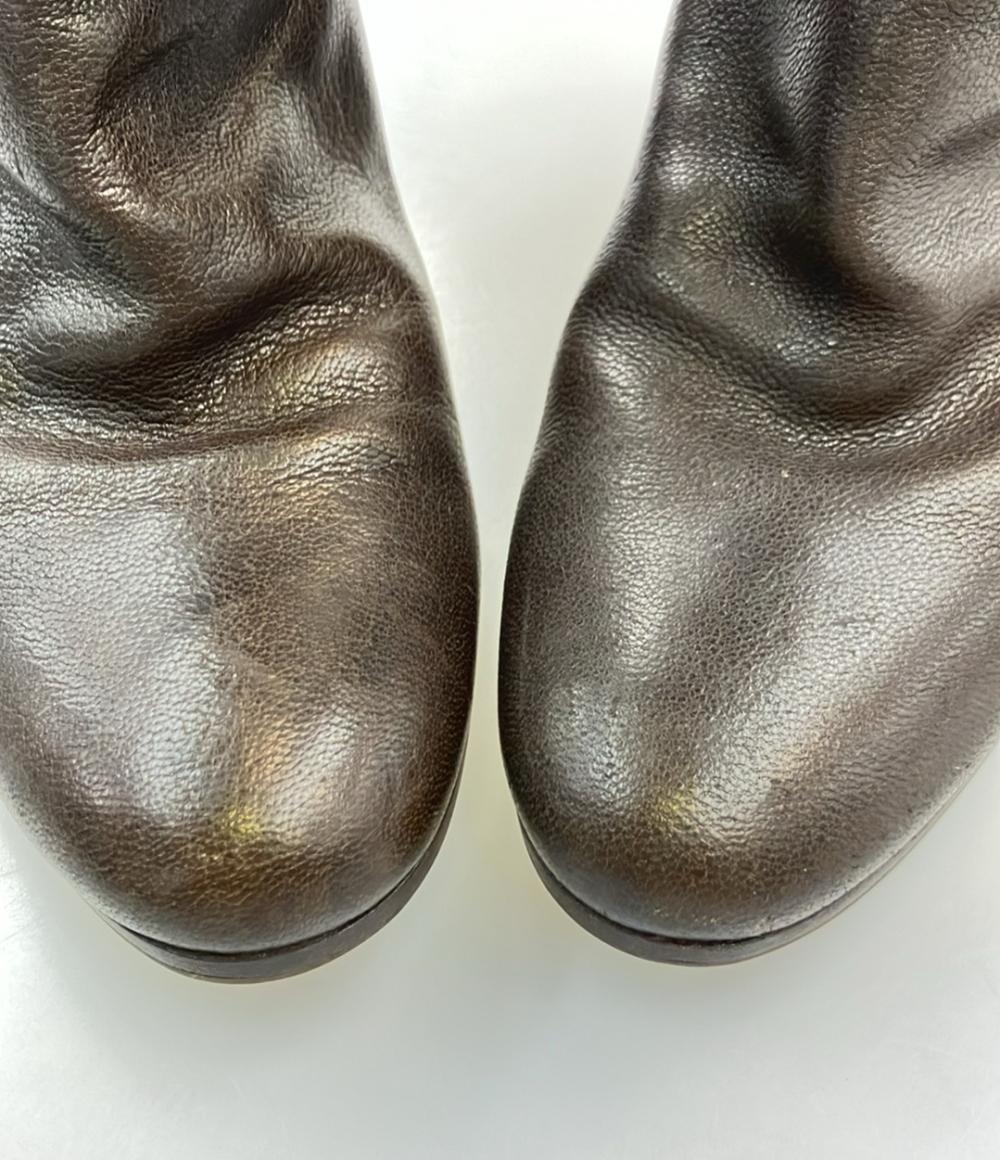 メゾン マルジェラ レザーロングブーツ レディース SIZE 38 (XL) Maison Margiela