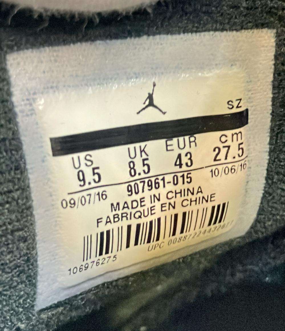 ナイキ ハイカットスニーカー AIR JORDAN 6 RETRO AS 907961-015 メンズ SIZE 27.5 (L) NIKE