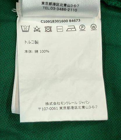 MONCLER 半袖ポロシャツ ワッペン メンズ SIZE S モンクレール